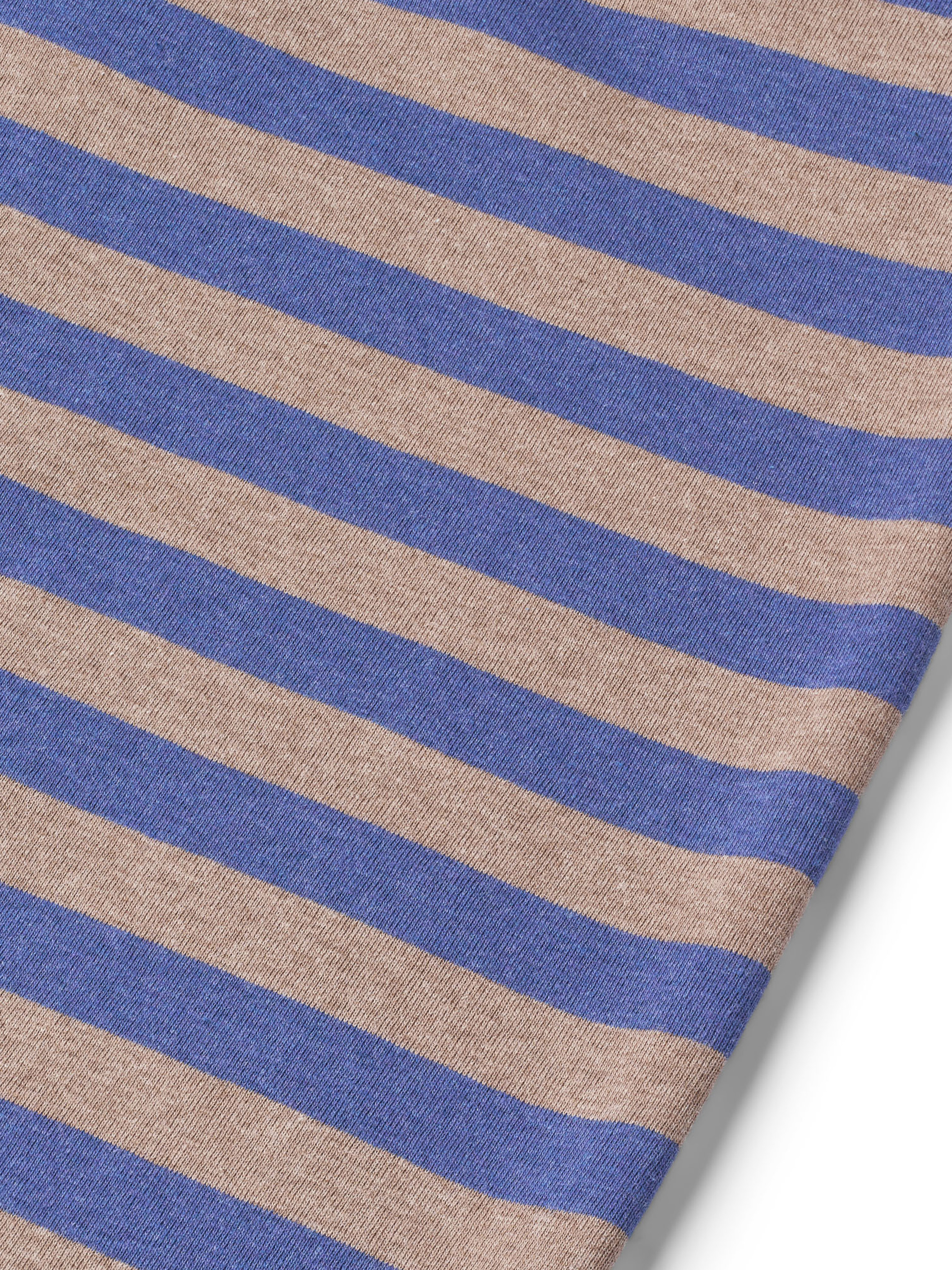 Shirt s/s stripes organic cotton
